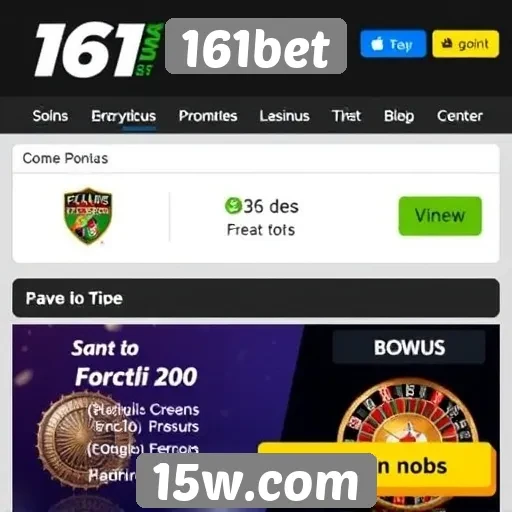 Promoções e bônus disponíveis no 161bet